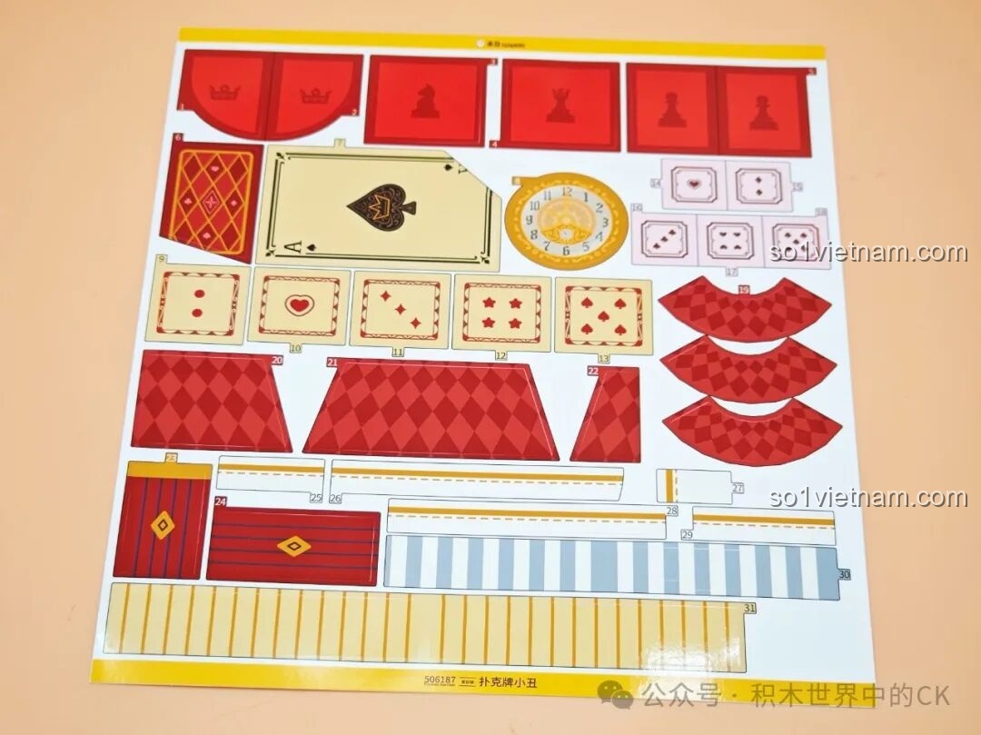 Bộ mạch đèn LED cho bộ lắp ghép Wekki Joker Poker 506187