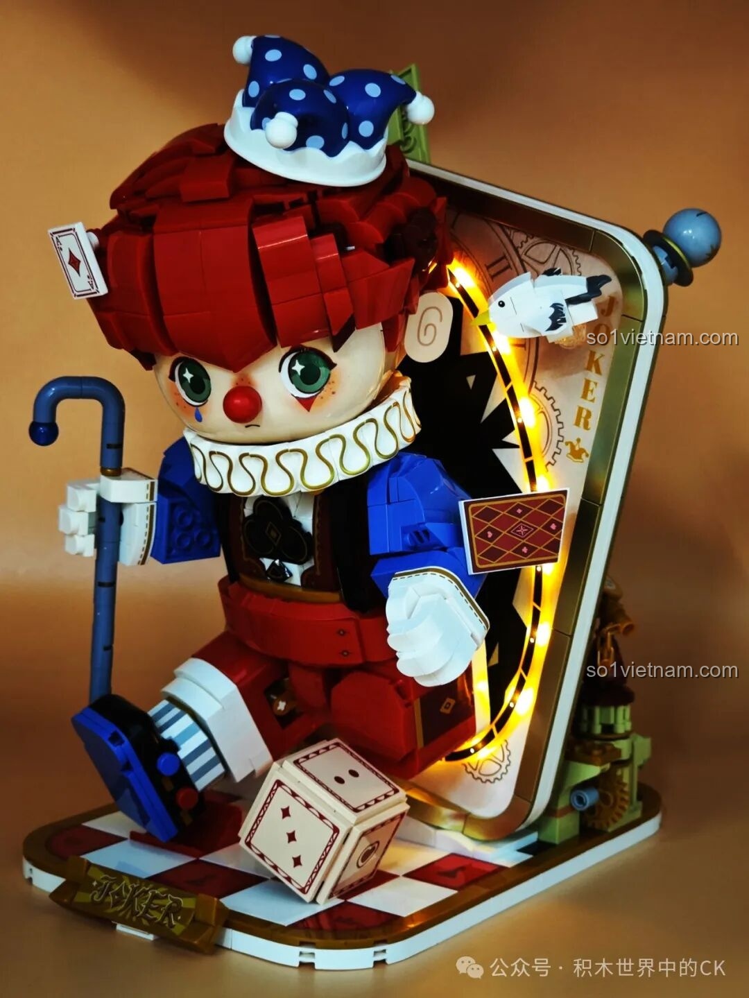 Mô hình hoàn chỉnh bộ lắp ghép Wekki Joker Poker 506187