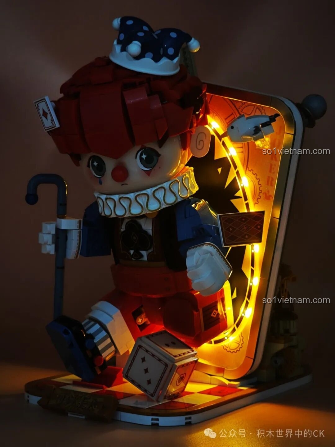 Mô hình hoàn chỉnh bộ lắp ghép Wekki Joker Poker 506187