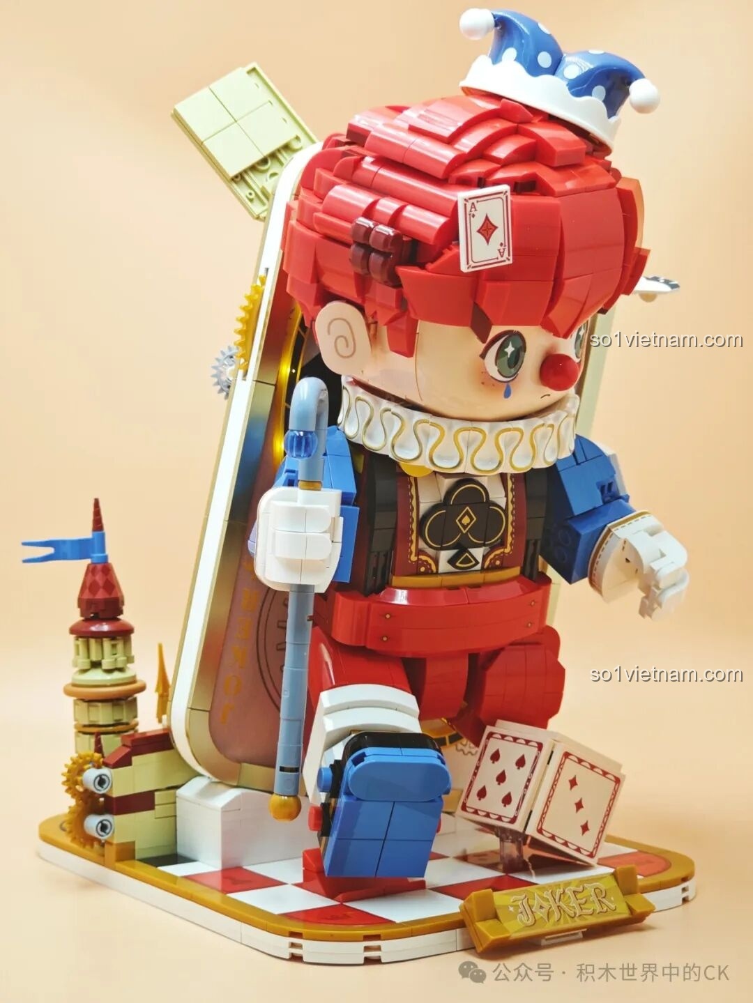 Mô hình hoàn chỉnh bộ lắp ghép Wekki Joker Poker 506187