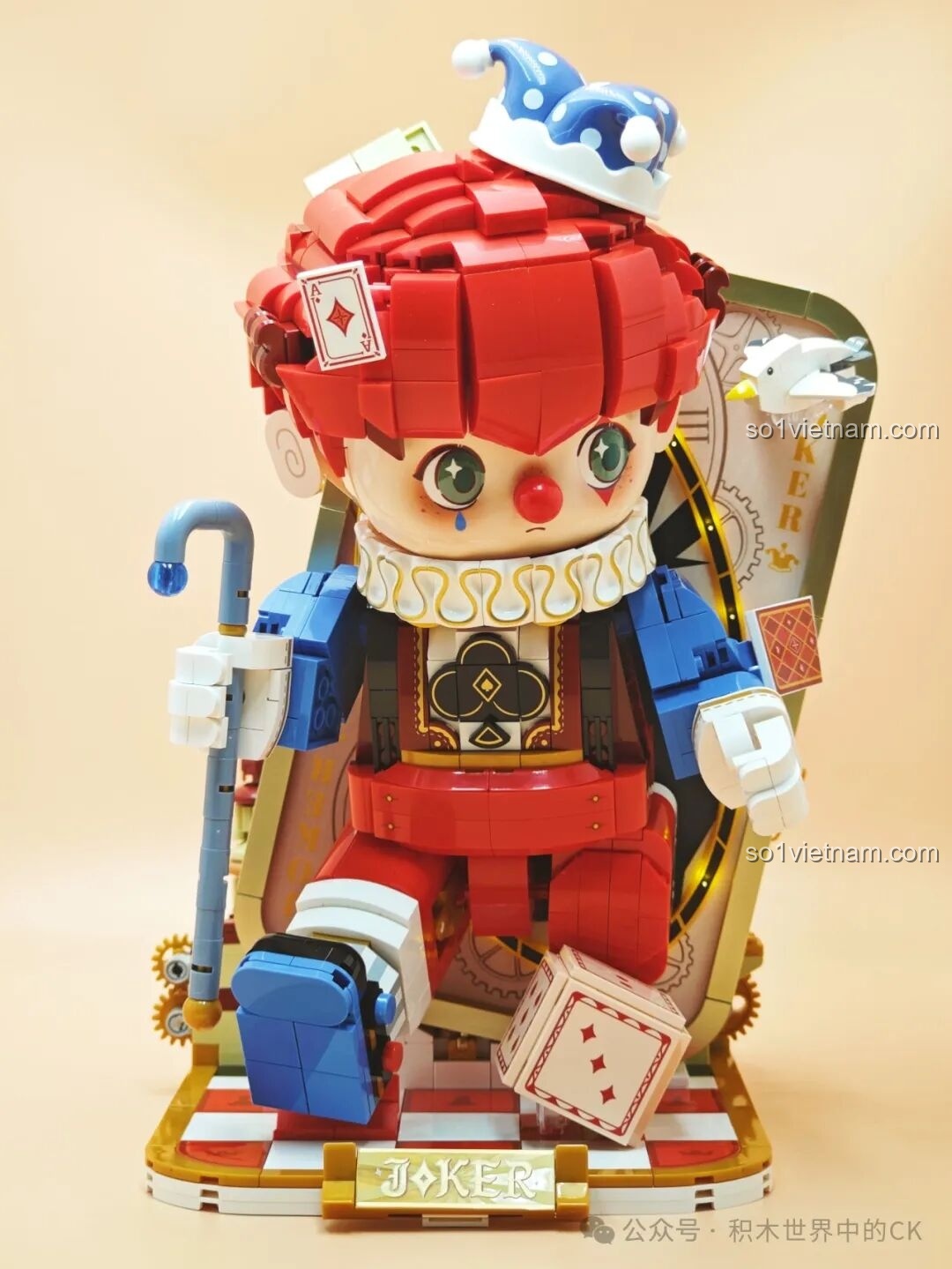 Mô hình hoàn chỉnh bộ lắp ghép Wekki Joker Poker 506187