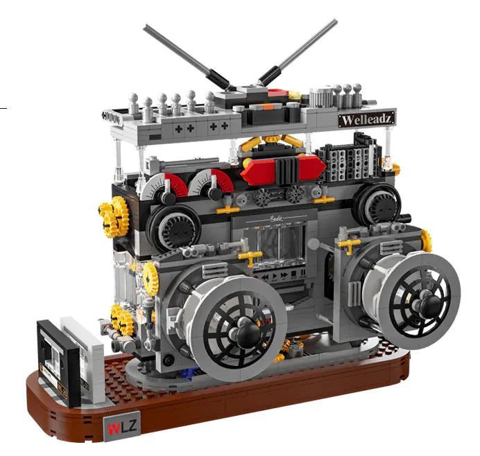 Mô hình Radio Cổ Điển Welleadz 2118 lắp ráp từ bộ đồ chơi xếp hình