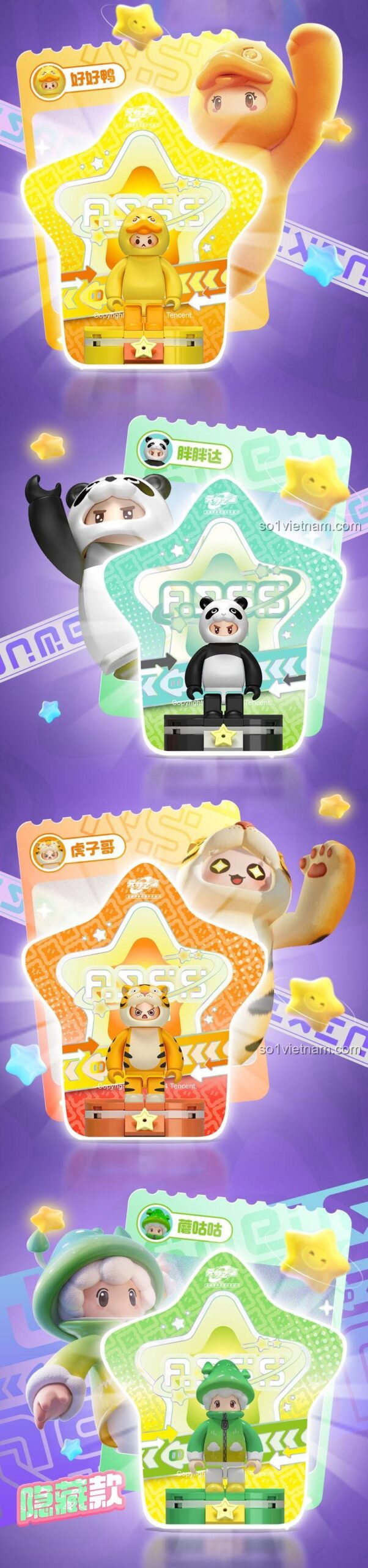 Kích thước các nhân vật WISE BLOCK HA392201