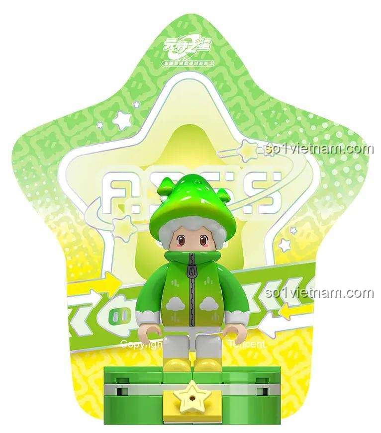 Nhân vật Ngôi Sao WISE BLOCK HA392201 - nhân vật lá mạ