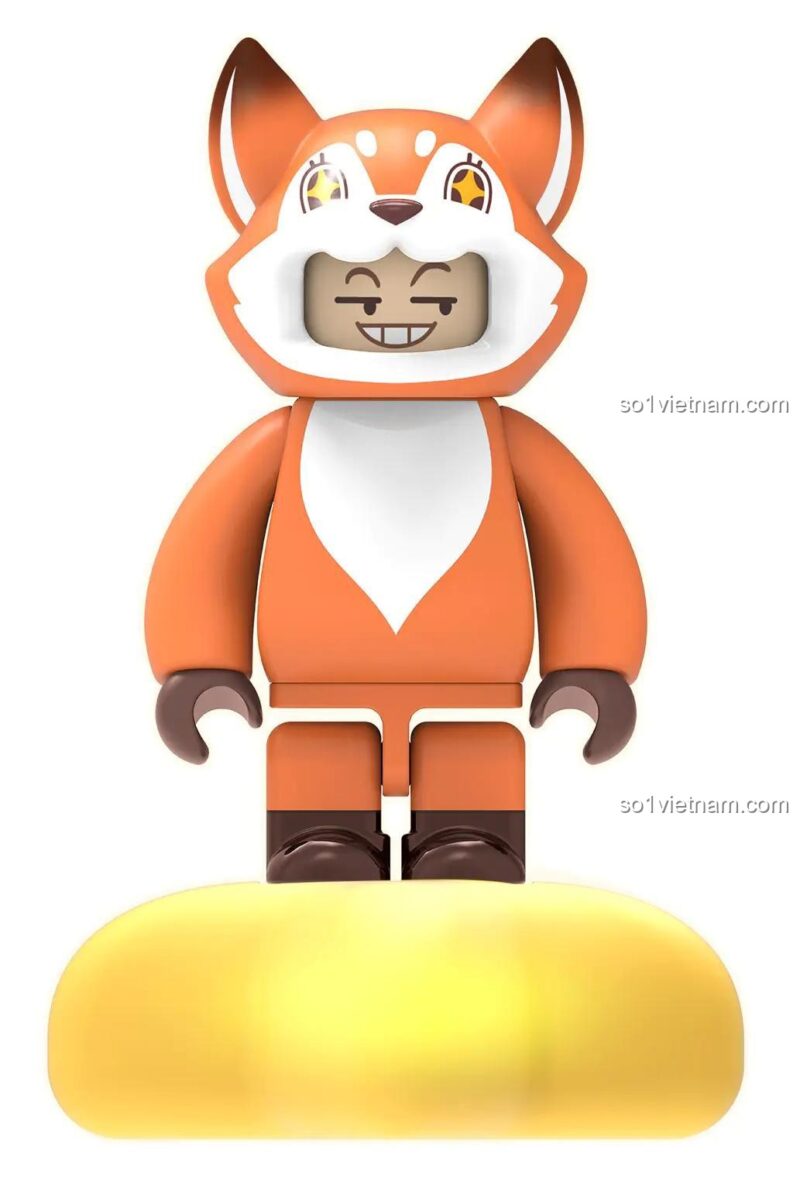 Minifigure Ngôi Sao Thời Thượng WISE BLOCK HA392202 cao 11cm, có đèn LED, cho bé 8 tuổi