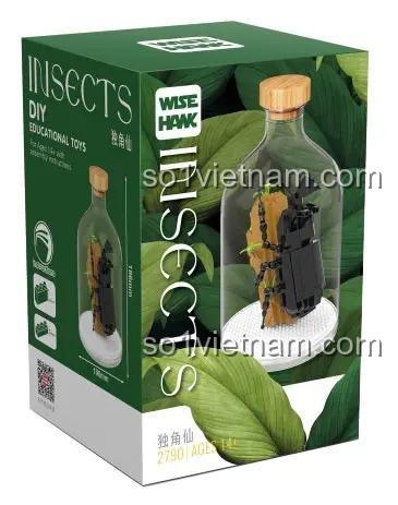 Hộp sản phẩm Mô hình Bọ cánh cứng Độc Giác Tiên WISE HAWK 2790