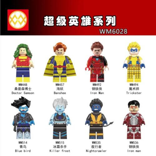 Minifigure Trickster WM494, bộ lắp ghép siêu phản diện, đồ chơi mô hình cho bé trai 6 tuổi, giá tốt