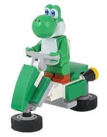 Bộ lắp ghép Yoshi WM MOC1224, đồ chơi mô hình Xe máy Mario cho bé trai 6 tuổi, giá tốt, phát triển tư duy sáng tạo.