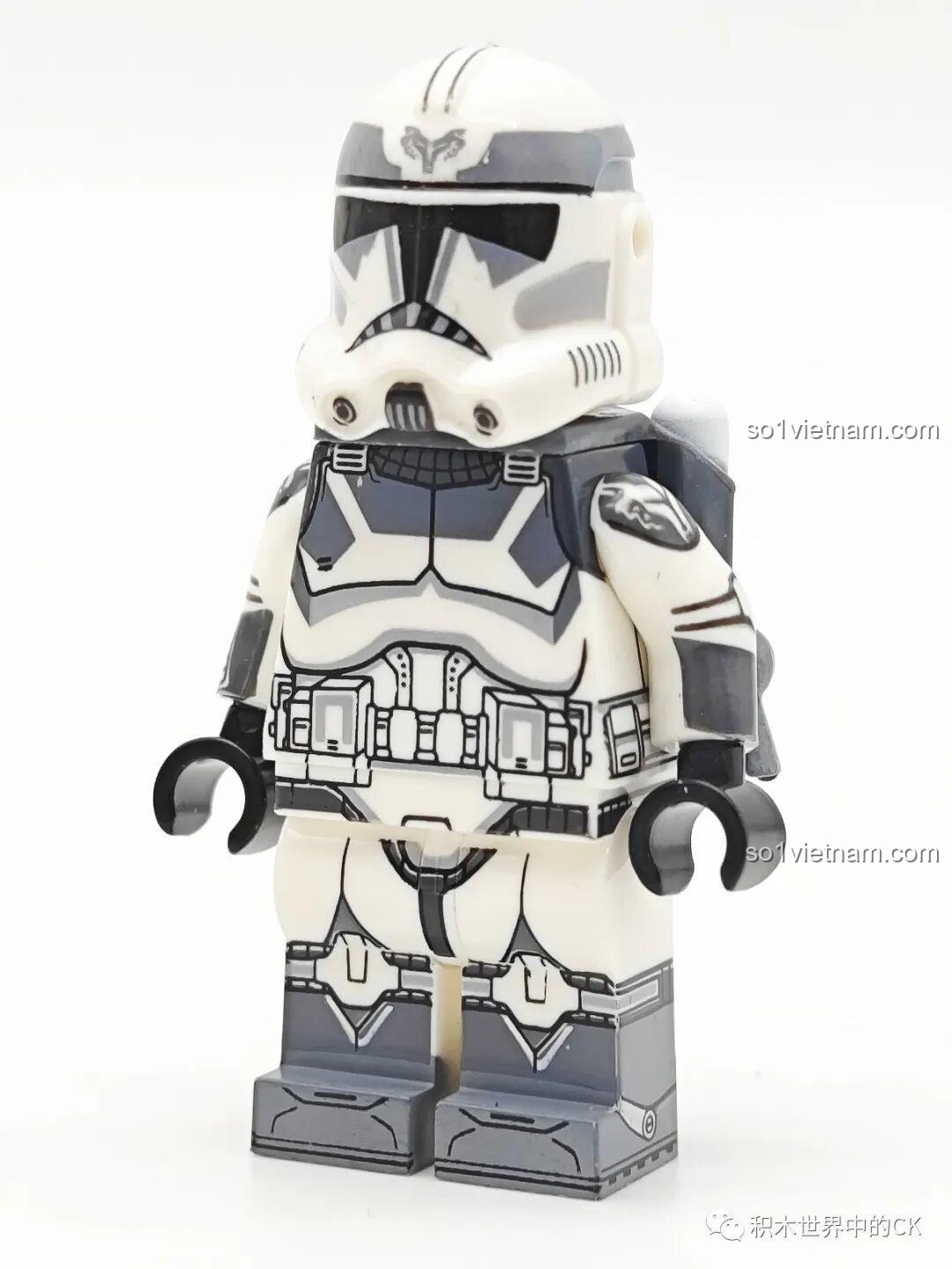 Minifigure WM2259 Clone Trooper Boost Lính Sói Wolfpack, bộ lắp ghép WM6128 giá tốt cho bé trai 6 tuổi, đồ chơi mô hình Lính Clone Wolfpack chất lượng cao.