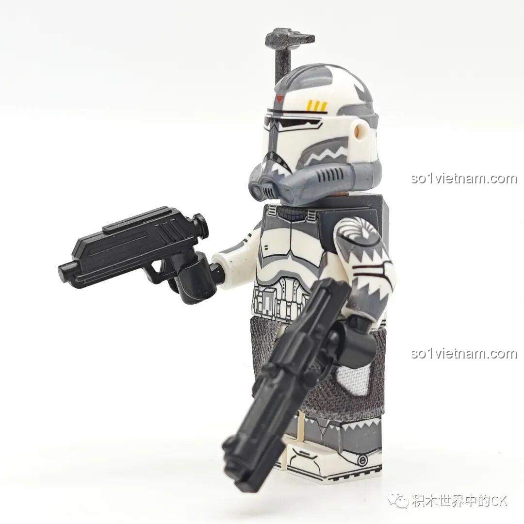 Minifigure Commander Wolfe WM2265, Lính Clone Wolfpack WM chất lượng cao.