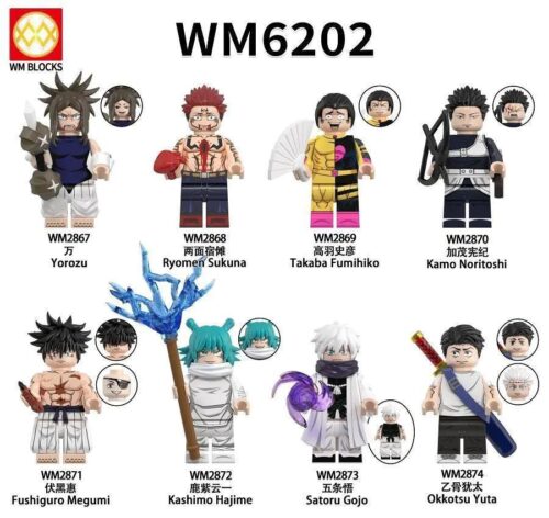 Figure Yorozy WM2867, bộ đồ chơi Yorozy WM2867, đồ chơi mô hình Yorozy WM2867, nhân vật anime Jujutsu Kaisen, đồ chơi giáo dục cho bé 6 tuổi, giá tốt