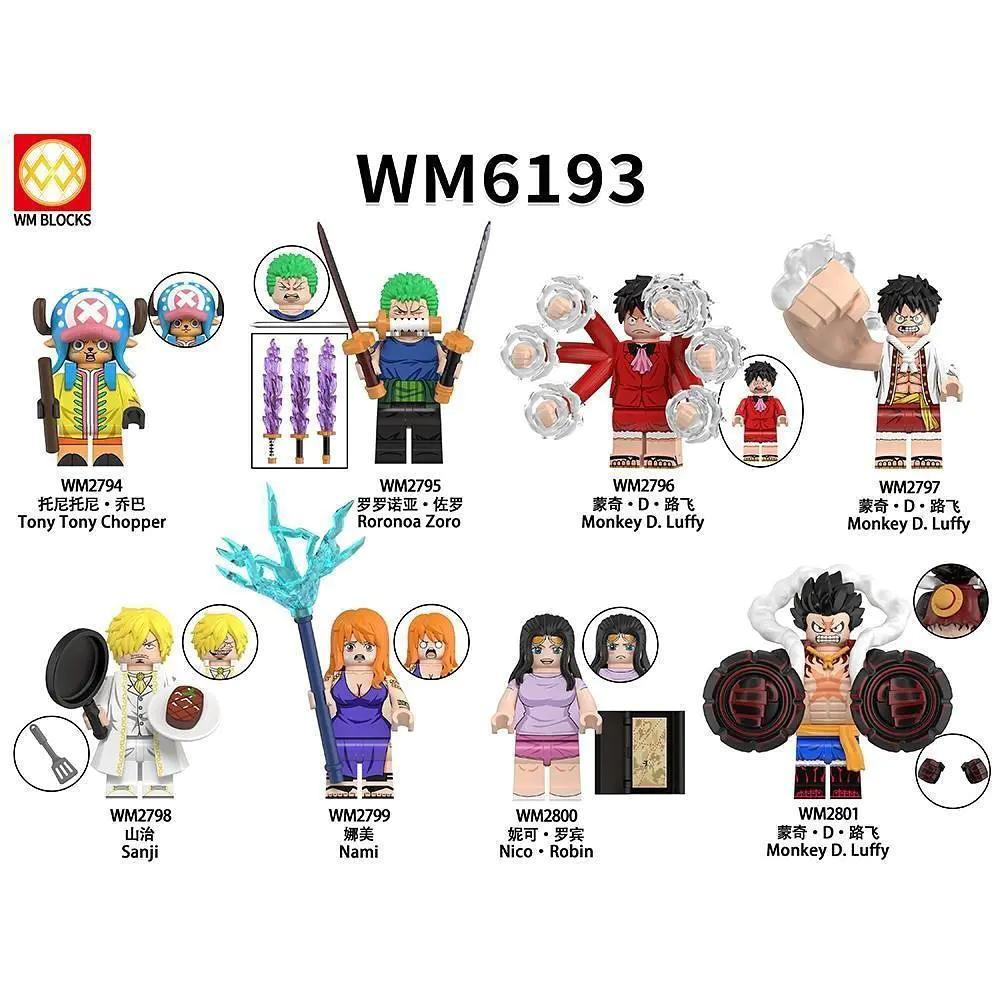 Bộ đồ chơi nhân vật One Piece WM6193