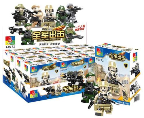 Bộ đồ chơi Lính đặc nhiệm WOMA C0171 giá rẻ, bộ 12 minifigure lính đặc nhiệm cho bé trai 6 tuổi, đồ chơi lắp ghép quân sự chất lượng cao.