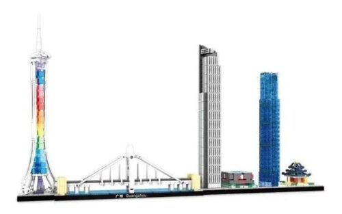 Bộ lắp ghép WOMA C0335 mô hình kiến trúc Guangzhou tổng thể