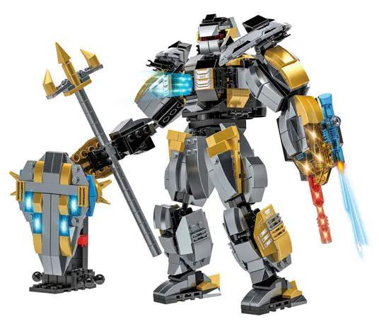 Robot Khổng Lồ King Kong Liên Minh WOMA C0416, bộ lắp ghép robot chiến binh cho bé trai 6 tuổi, đồ chơi mô hình robot 643 mảnh, robot biến hình giá tốt