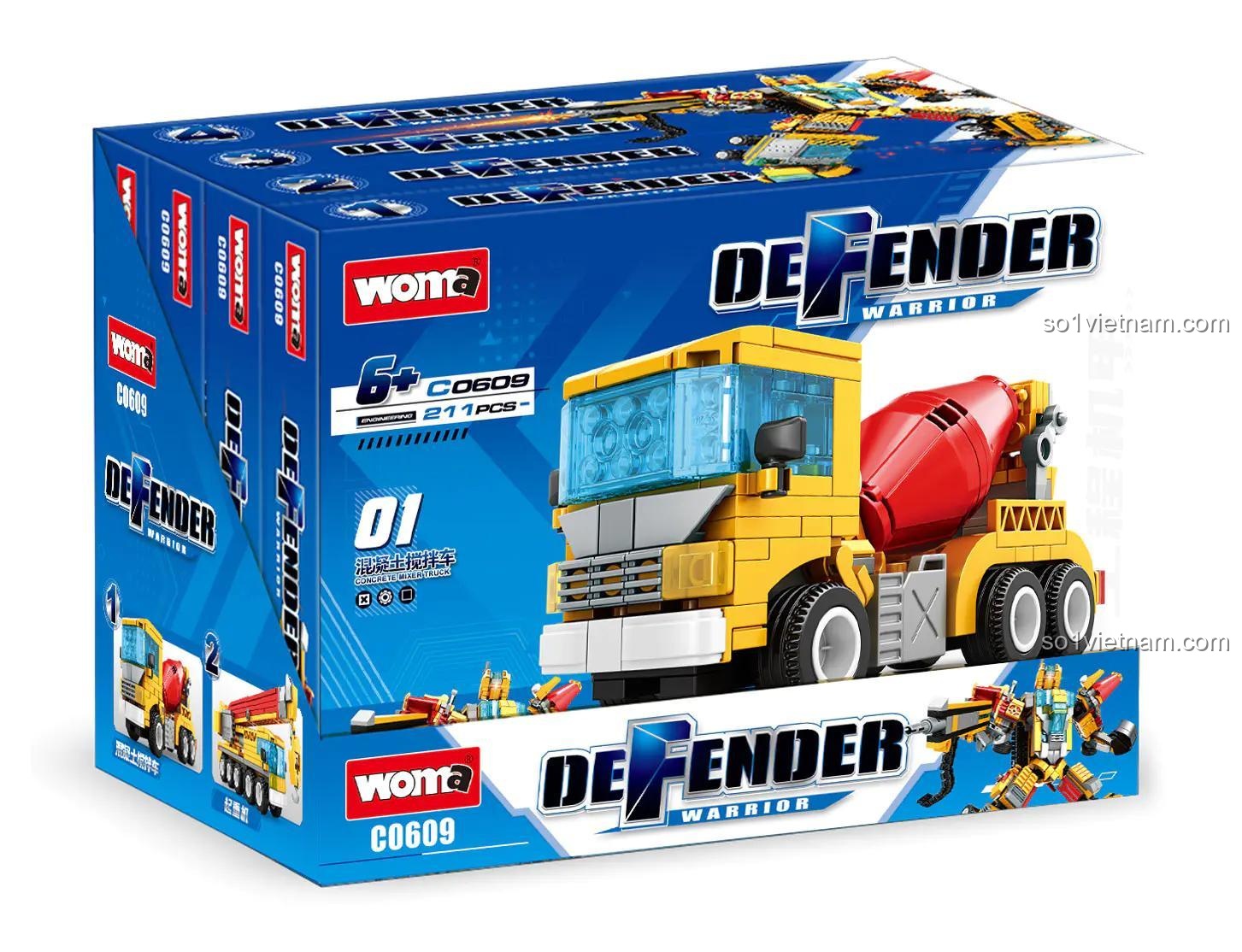 Hộp sản phẩm Woma C0609 Robot Defender