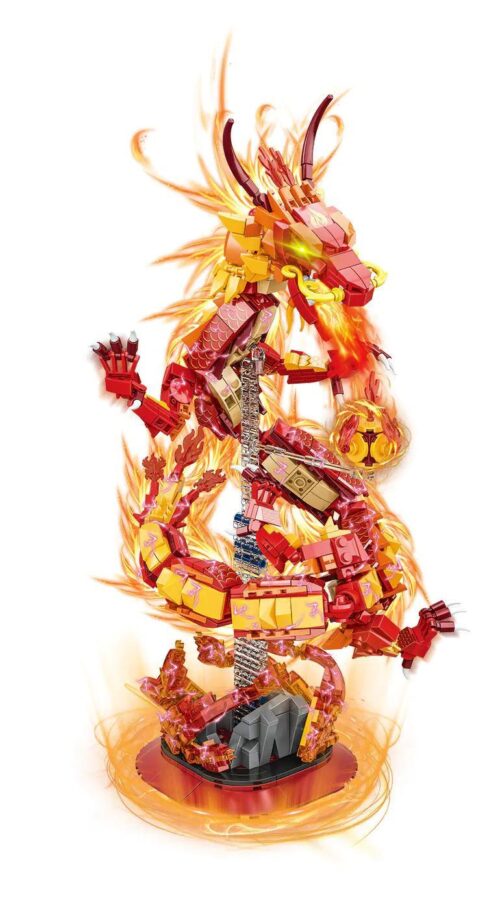 Mô hình lắp ráp WOMA C0697 Xích Long Biển Nam với mắt phát sáng, đồ chơi cho bé trai 6 tuổi giá rẻ.