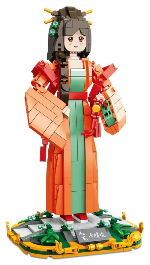 Bộ lắp ghép WOMA C0774 mô hình nhân vật Nam Tình Uyển trong Thông Linh Phi, cao 24.8cm, đồ chơi cho bé gái 6 tuổi giá rẻ.