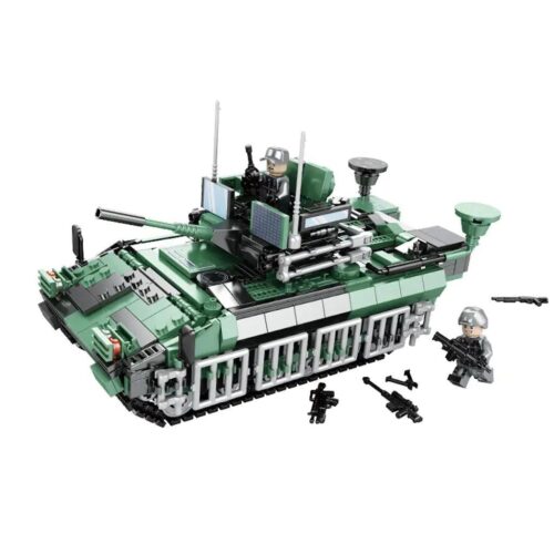 Bộ đồ chơi Xe Chiến Đấu Bộ Binh FV510 Warrior WOMA C0809 848 Mảnh Ghép, Xe quân sự cho bé trai 6 tuổi, Đồ chơi giáo dục STEM