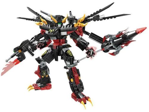 Bộ lắp ghép Robot Ma Vương Bóng Đêm WOMA C4001, đồ chơi mô hình chiến binh bóng đêm cho bé trai 6 tuổi, thiết kế hầm hố, giá tốt.
