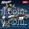 Xe Cảnh Sát Tuần Tra S.W.A.T. WOMA C5022 và Robot Biến Hình, đồ chơi lắp ráp 435 mảnh, có đèn LED & Âm thanh, cho bé trai 6 tuổi