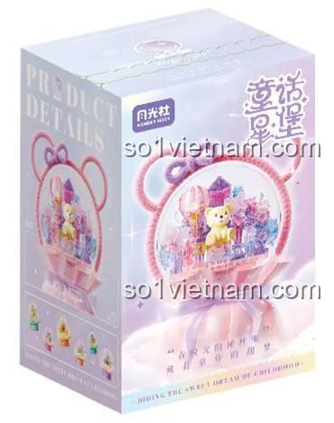 Mô hình Lâu đài Cổ tích 2093, hộp đơn Wonder Moon, đồ chơi mô hình 2093 Đồ chơi Hộp mù Cổ tích cho con gái 14 tuổi