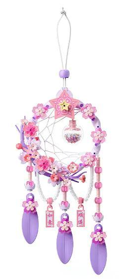 Bộ lắp ghép Vòng Bắt Giấc Mơ Hoa Anh Đào Tím Đêm Sao Wonder Moon 802823, đồ chơi trang trí cho con gái 14 tuổi.