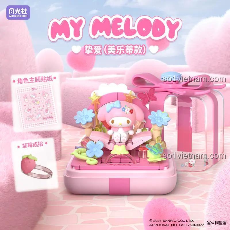 Bộ đồ chơi Nhẫn My Melody Wonder Moon 803303 ngọt ngào cho bé gái.