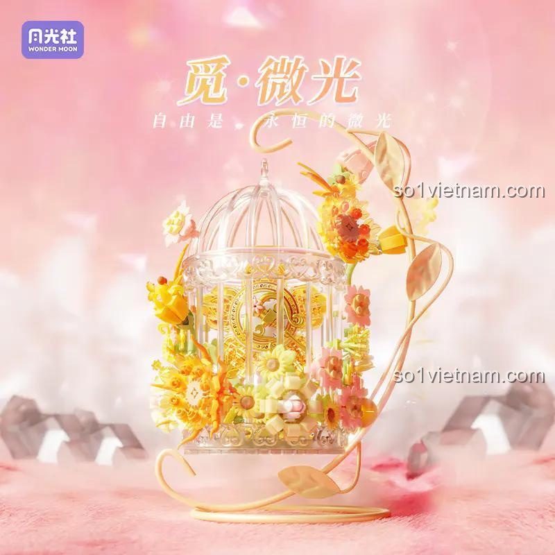Đồ chơi mô hình Lồng Hoa Đảo Xuân Wonder Moon 804426, bộ đồ chơi trang trí đẹp mắt, tiết kiệm cho con gái 12 tuổi.