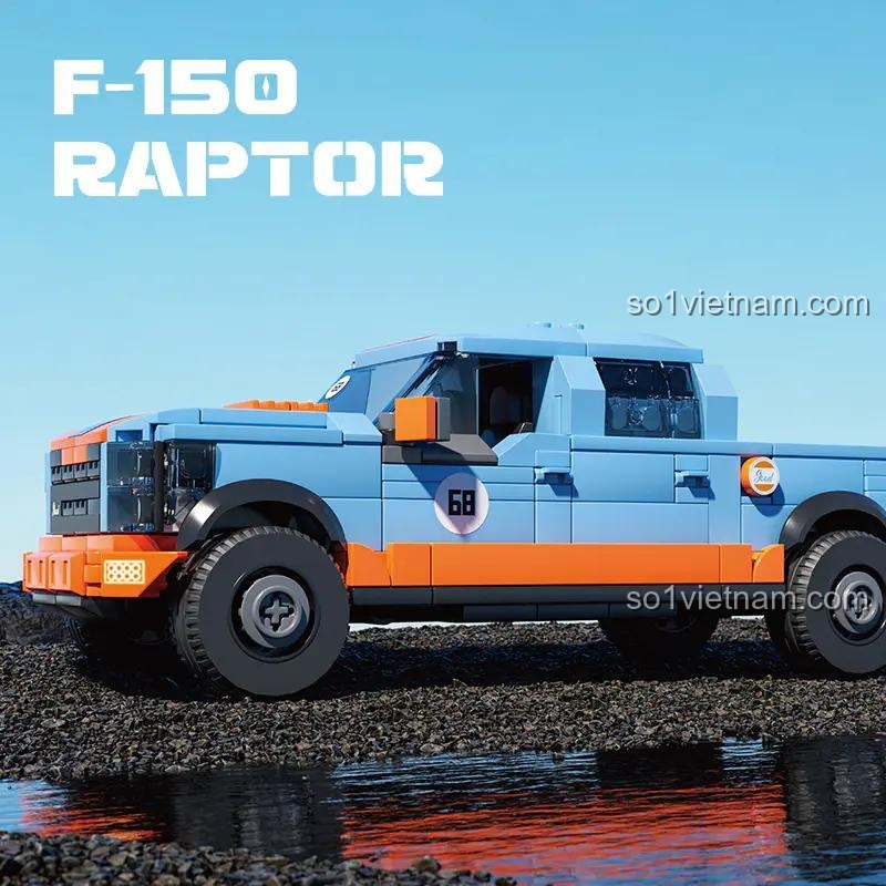 Ford F-150 Raptor Xbert 66004, mô hình xe bán tải địa hình chất lượng cao, màu sắc nổi bật, cho con trai 14 tuổi.
