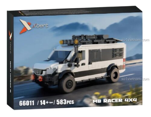 Hộp bộ lắp ghép Xbert 66011 MB RACER 4X4, đồ chơi mô hình xe địa hình 4x4 cho con trai 14 tuổi, giá rẻ