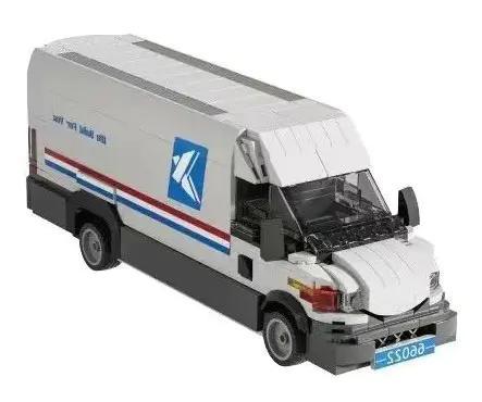 Xe Thư Tín Bưu Điện Hoa Kỳ Xbert 66022 526 Mảnh Ghép Tương thích LEGO®