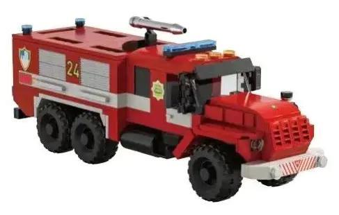 Xe cứu hỏa Ural 4320 6x6 cổ điển bộ lắp ghép 472 chi tiết cho bé trai 14 tuổi