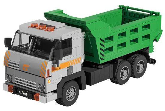 Bộ lắp ghép xe tải ben hạng nặng Xbert 66029, đồ chơi mô hình công trường cho con trai 14 tuổi, giá rẻ.