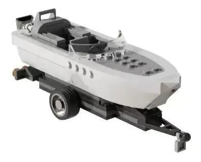 Bộ lắp ghép Xe Tải Chở Thuyền Máy Xbert 66115, đồ chơi xây dựng xe tải chở thuyền máy tương thích LEGO®, cho bé trai 14 tuổi, giá tốt