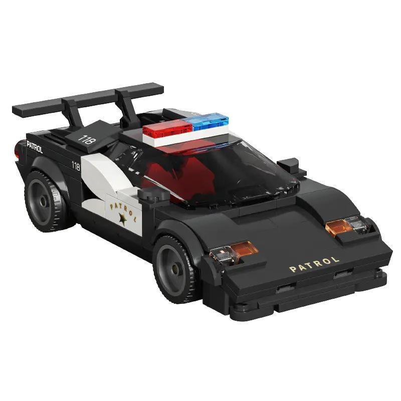 Mô hình xe cảnh sát tuần tra cao tốc Xbert 66118 màu đen, trắng, đỏ, xanh dương, đồ chơi lắp ráp cho bé trai 14 tuổi, 266 mảnh, thiết kế thể thao, giá tốt