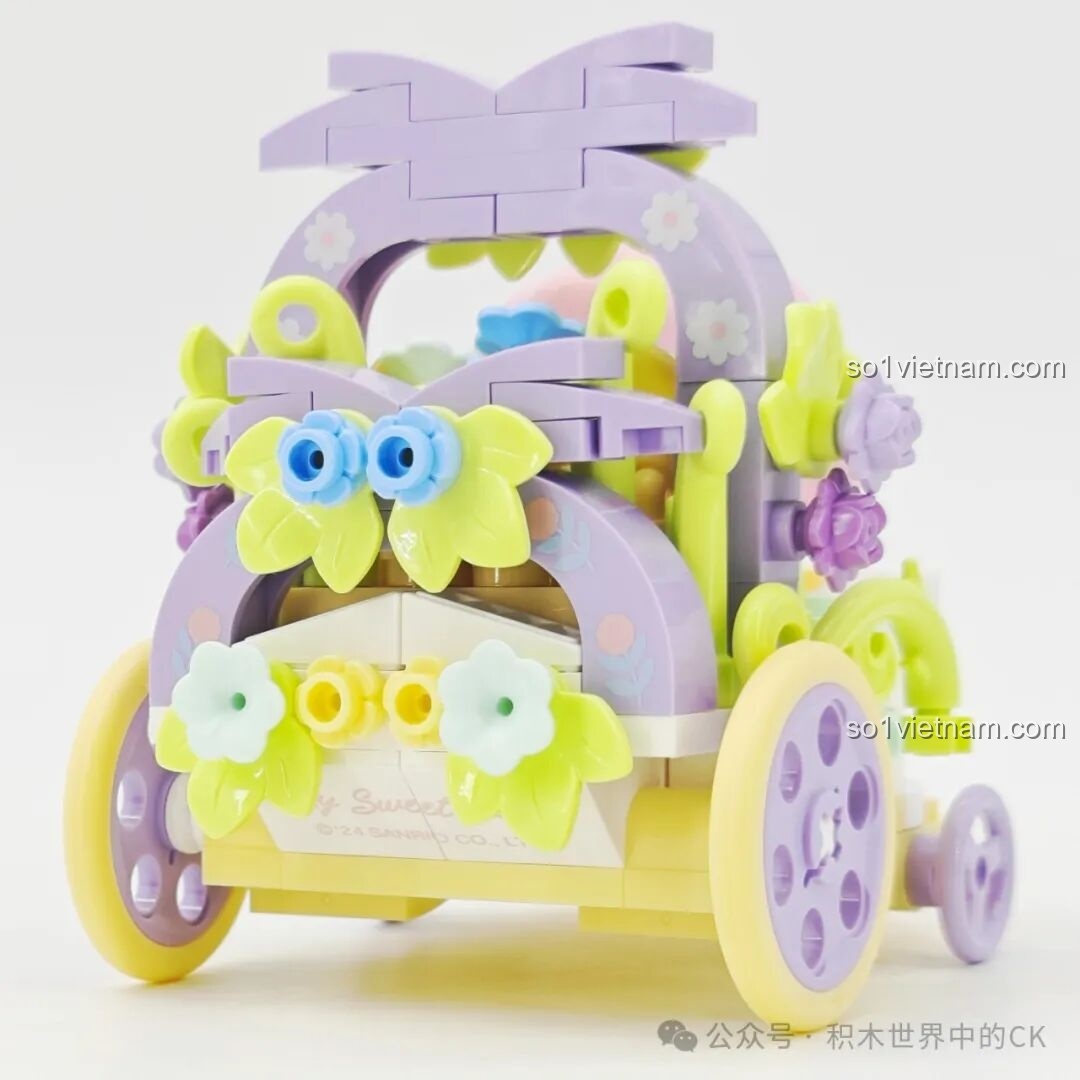 Xe hoa My Sweet Piano không có minifigure, thể hiện chi tiết thiết kế của bộ TOP TOY TC1724.