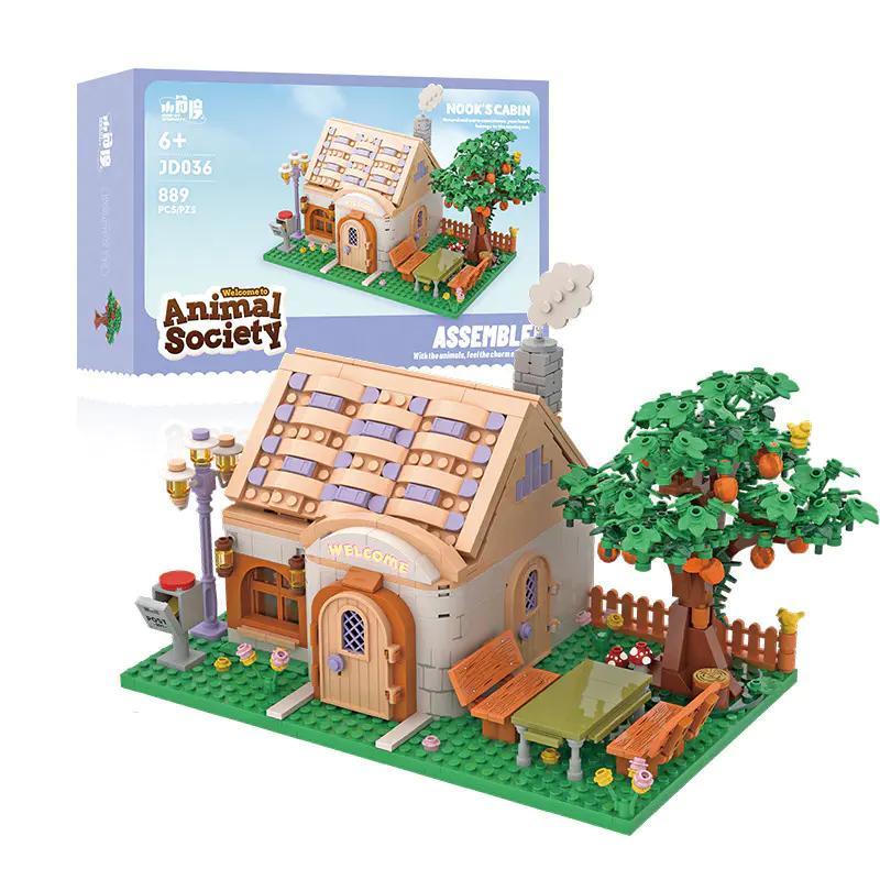 Hộp bộ lắp ghép Ngôi nhà Họa Mi Animal Society JD036 Xiao Jiao Du