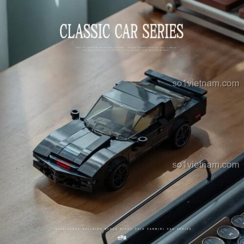 đồ chơi mô hình Xe Pontiac Firebird Knight Rider Xiao Jiaodu JD083, mô hình xe thể thao cho bé trai 6 tuổi, giá tốt