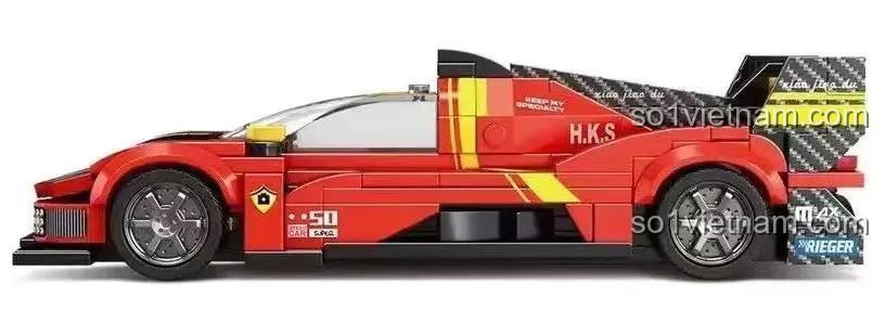 Mô hình bộ đồ chơi xe đua Le Mans Ferrari JD060 小角度