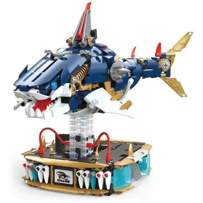 Mô hình Cá Mập Cyber JD071, bộ lắp ghép Cá Mập Cyber, đồ chơi xây dựng Cá Mập Cyber, đồ chơi cho bé 14 tuổi