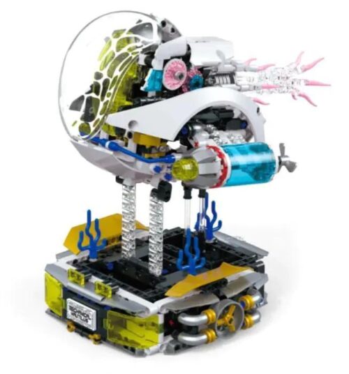 Bộ lắp ghép Máy Nautilus JD072 1190 chi tiết, Tàu ngầm cơ khí Nautilus, Mô hình Nautilus, Đồ chơi sáng tạo cho thanh niên 14 tuổi