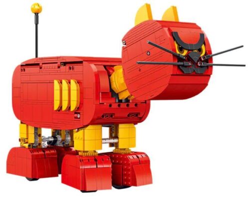 Bộ đồ chơi Máy Móc Mèo JD049 Điều khiển từ xa Tương Thích LEGO Lắp Ráp 2143 mảnh Đỏ Vàng cho bé 14 tuổi