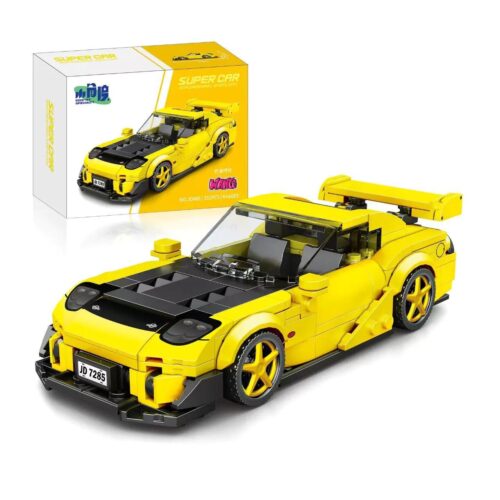 Bộ lắp ghép Xe Thể Thao Mazda RX7 Xiaojiaodu JD085, đồ chơi mô hình siêu xe cho bé trai 6 tuổi, giá tốt, có ảnh hộp sản phẩm.
