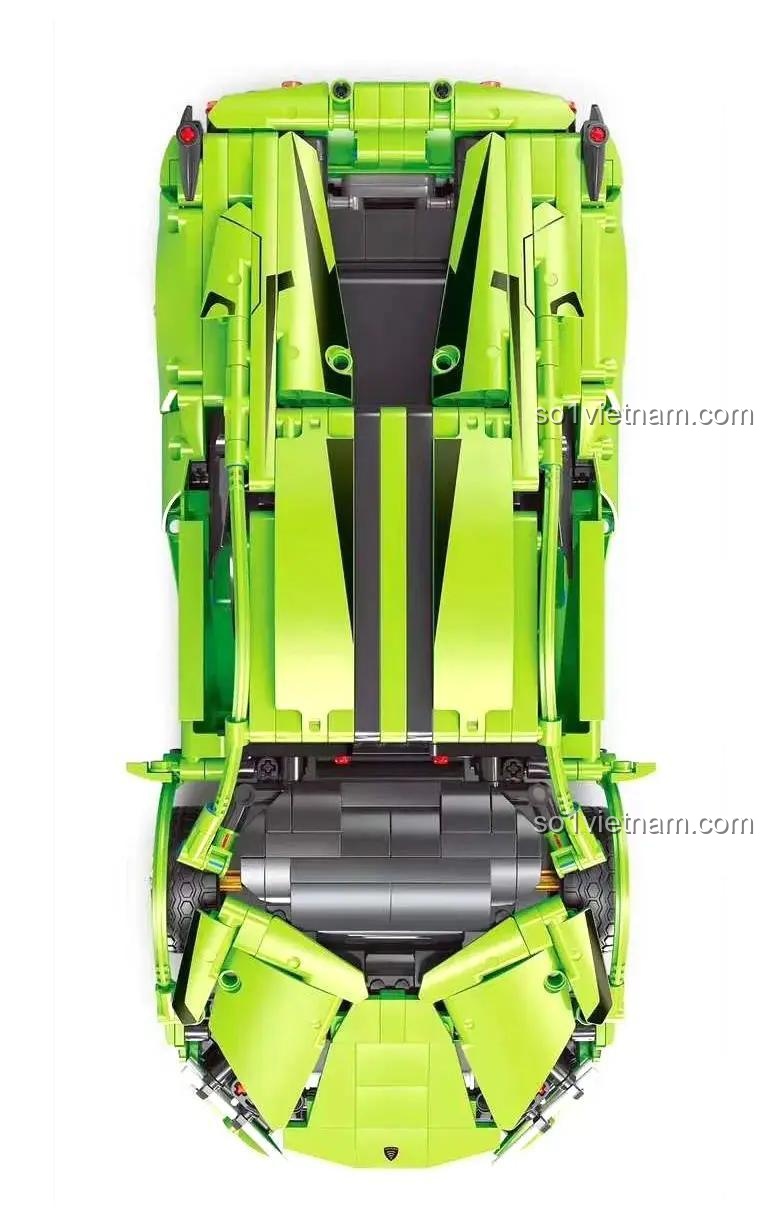 Mô hình xe Lamborghini Centenario Xanh Lá XS Brick X220901 - Thông số kỹ thuật