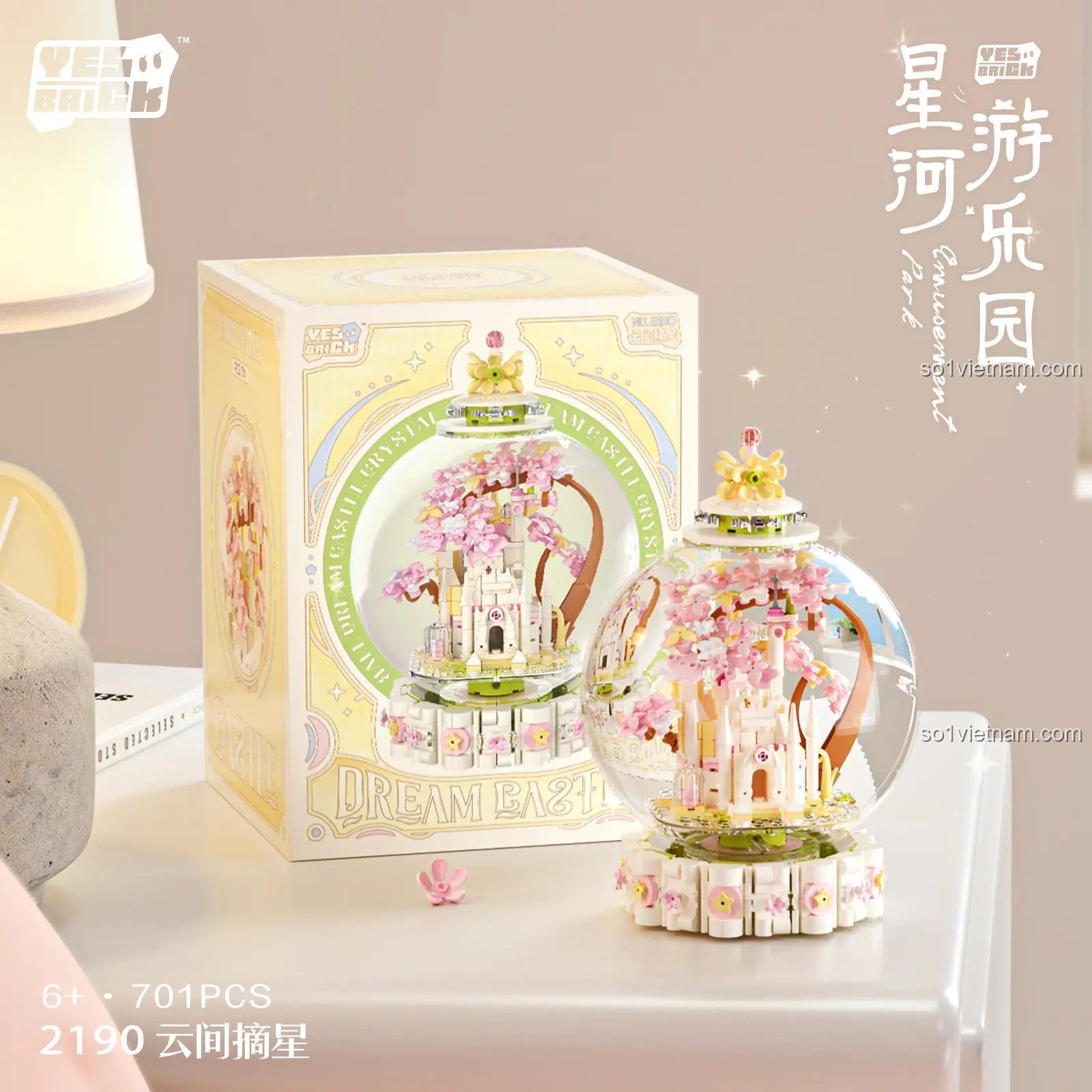 Bộ đôi hộp và mô hình YES BRICK 2190 Ngôi nhà mơ ước