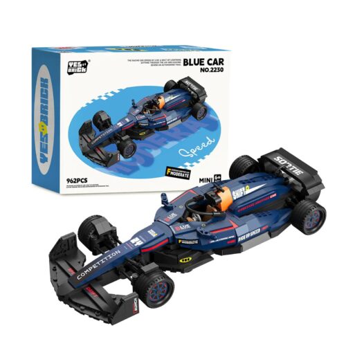 Hộp đồ chơi lắp ghép xe F1 Đấu Sĩ YES BRICK 2230