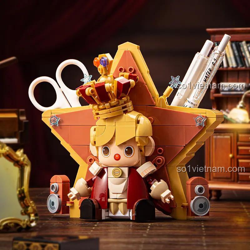 Bộ lắp ghép Mô hình Bút chì Hoàng tử 野想Pleyerid M38-P8057 với đèn LED