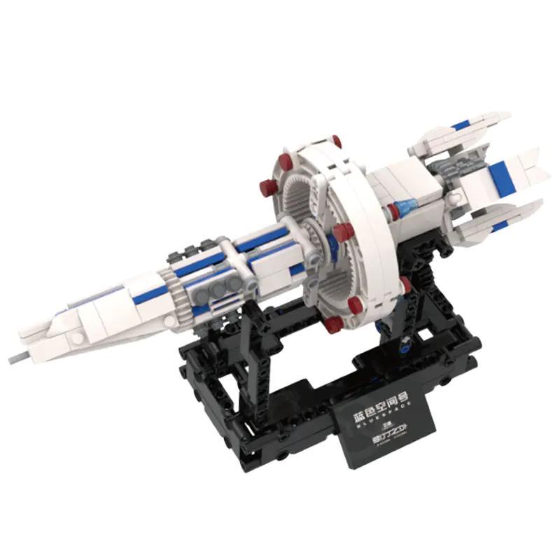 Mô hình Tàu Không Gian Bluespace Mini YHD, bộ lắp ghép tàu vũ trụ, đồ chơi mô hình, 410 chi tiết, kích thước nhỏ gọn, phù hợp cho người lớn và trẻ trên 14 tuổi