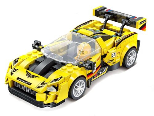 Siêu xe McLaren Senna màu vàng 77009, bộ đồ chơi lắp ráp tốc độ cao cho bé trai 6 tuổi, 285 chi tiết, có minifigure, chất lượng cao, giá tốt